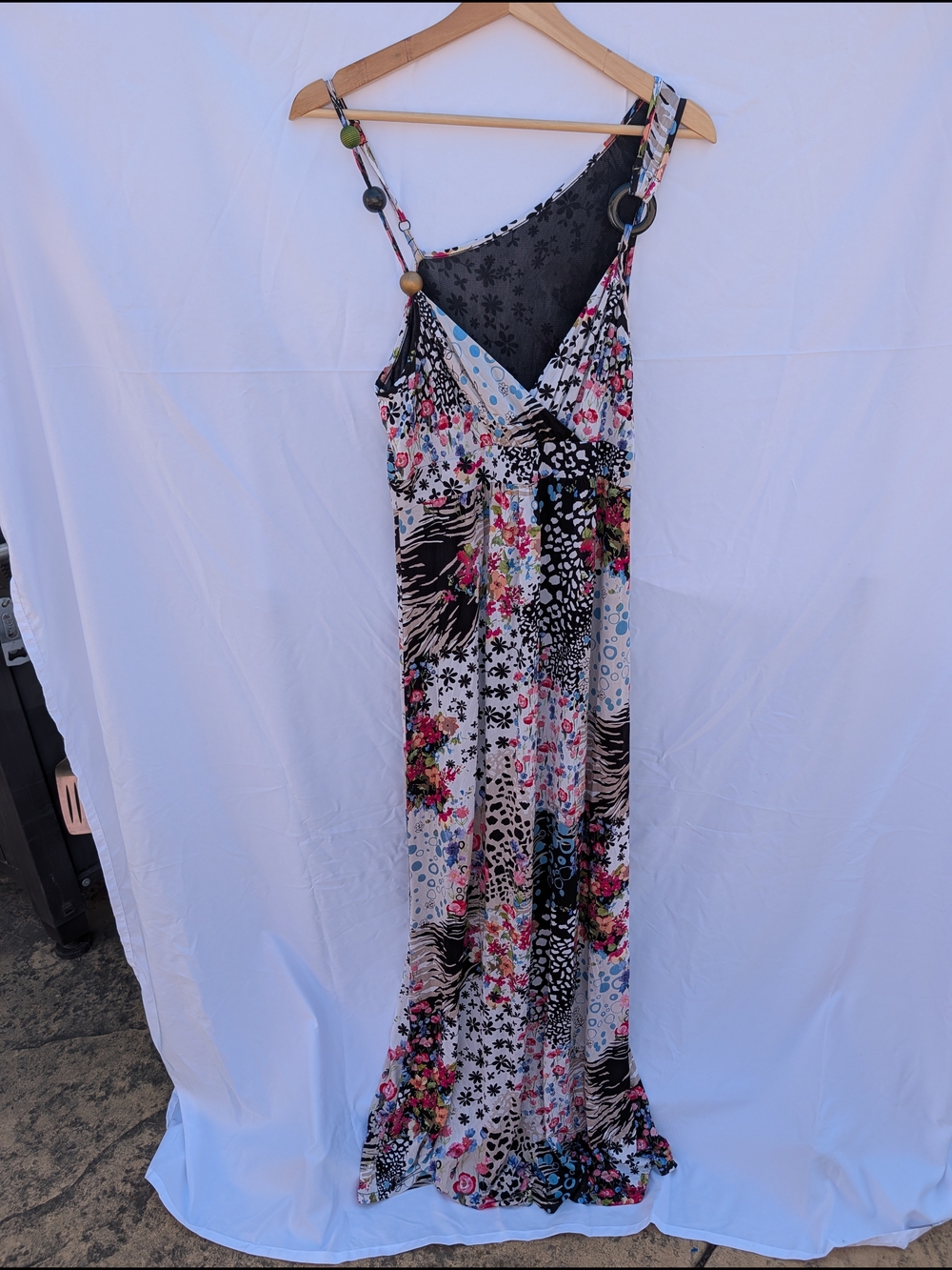 Alberto Makali Floral & Multi-Print Maxi Dress - Black, Pink, Blue